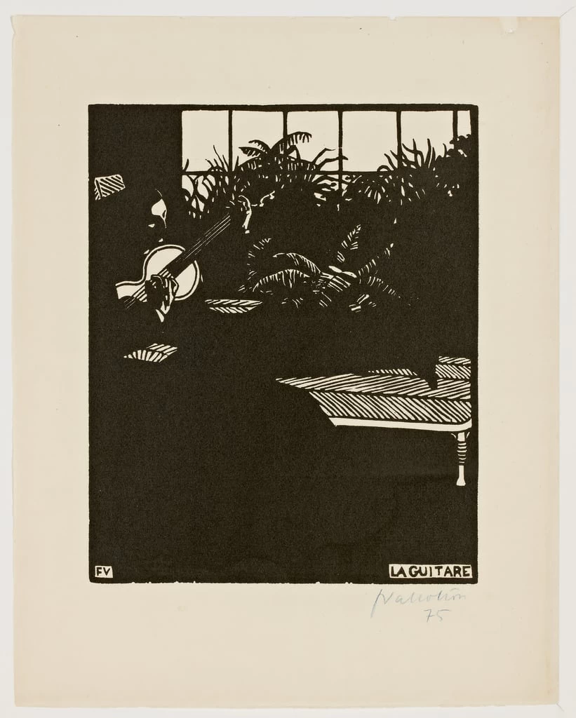 La chitarra, dalla serie 'Strumenti musicali', V, 1897